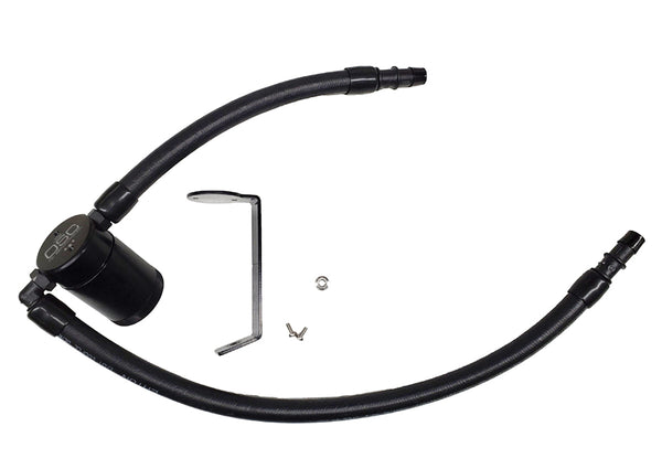 J&L 3068P-B Oil Separator 3.0 - Passenger Side - Black Anodized