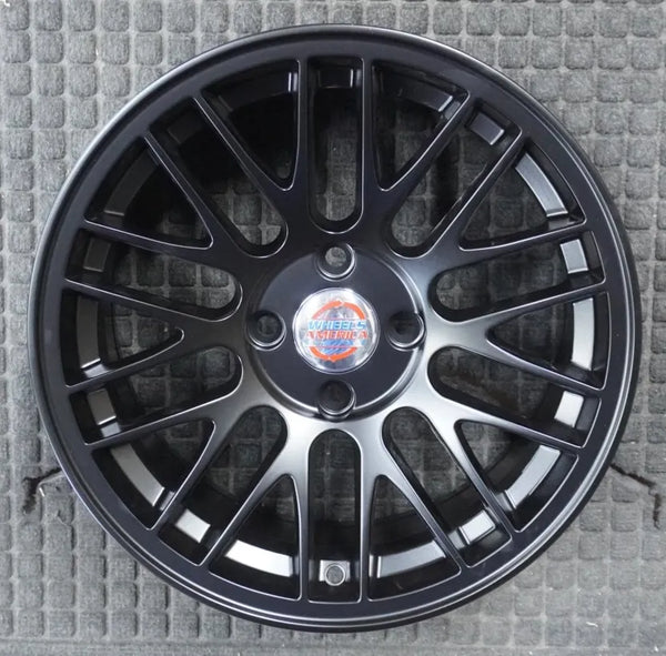 Wheels America Racing Spec Miata Rims - Satin Black
