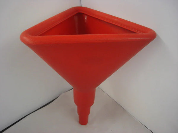 Longacre Large Plastic Funnel - Red