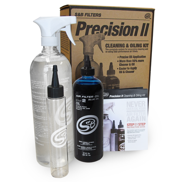 S&B Filters 88-0009 Precision II: Cleaning & Oil Kit - Blue Oil